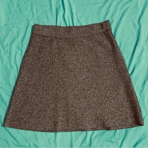 LOFT Charcoal A-Line Skirt